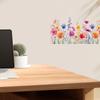 Colorful Flower Decoration Stickers By The Window