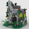 NEW 377pcs MOC Medieval Street View Forest Man Watchtower Ruin Model DIY Creative Ideas Child Toy Assembly Puzzle Birthday Gift