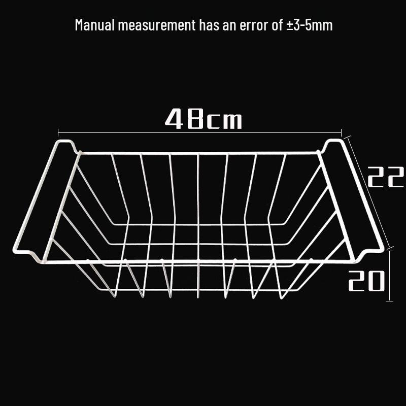 Universal Multi-Layer Hanging Freezer Storage Rack Basket