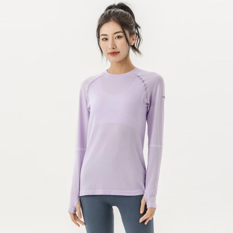 WEZHO Women s Seamless Yoga Top with Thumbholes