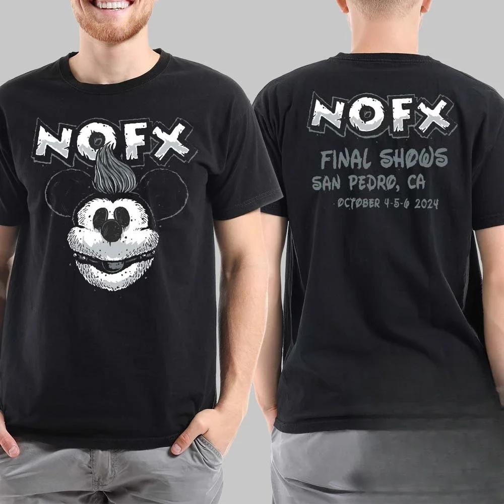 

Men Women Fans Essentials Short Sleeve Tops Fashion Brand Summer Casual Daily Tee NOFX Rock Band Graphic Cotton T-shirt Unisex S