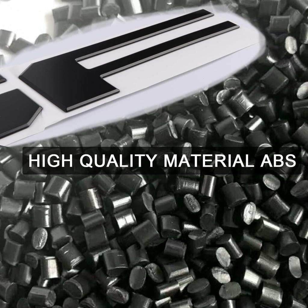 Tailgate Ert Letters Compatible With F150    2024 2025 3D Emblems With Strong Adhesive 251007 Matte Black