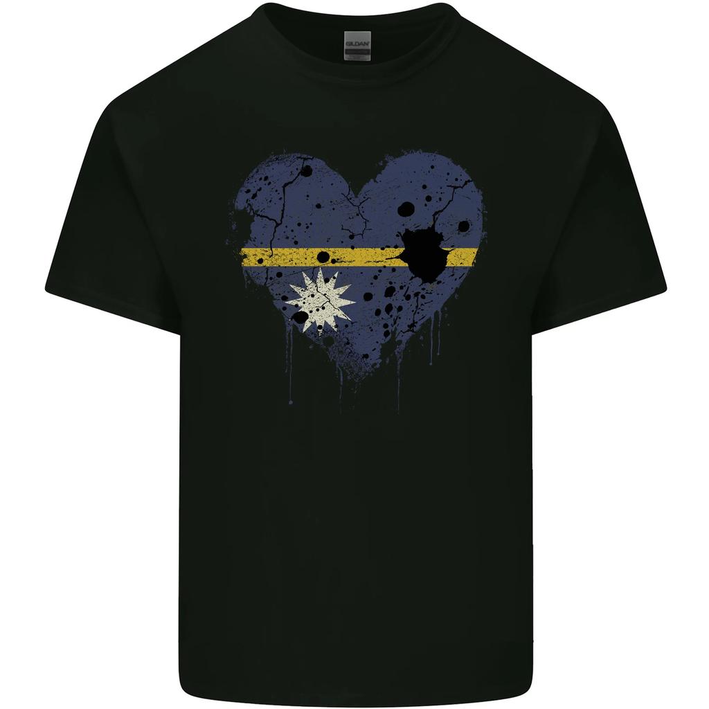 Love Nauru Flag Nauruan Day Football Kids T-Shirt Childrens