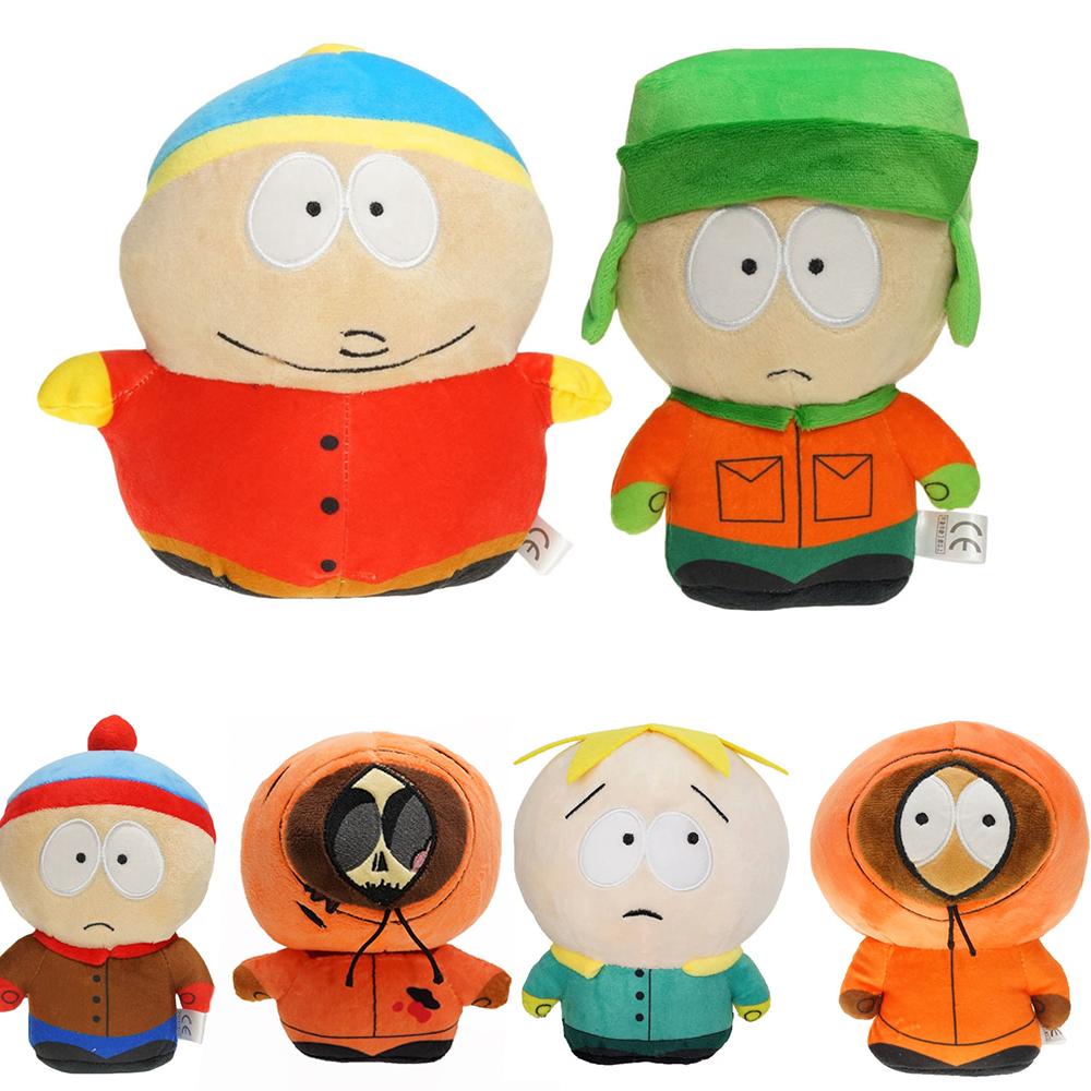 15-18Cm South North Parks Plush Toys Cartoon Plush Doll Stan Kyle Kenny Cartman Plush Pillow Peluche Toys Children Birthday !!!!