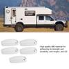 10pcs Door Catch Holder RV Door Hatch Door Hatch Door Catch Latch RV Camper Camper Trail Travel Luggage White