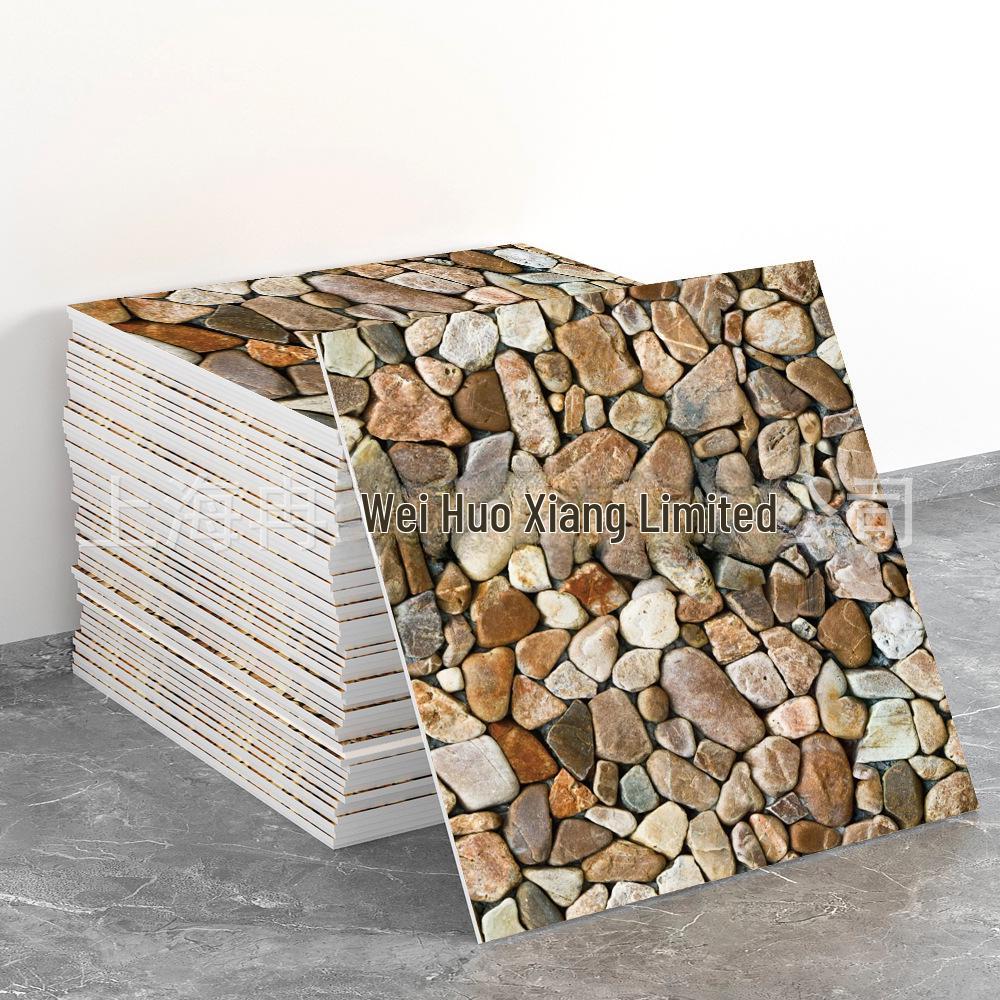 Fliesenimitat 3D Wandaufkleber: Selbstklebende Aluminium-Kunststoff-Paneele für Badezimmer- und Küchenrenovierung.