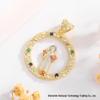 European American Zircon Our Lady Saint Jude Benedict Michael Pendant Necklace