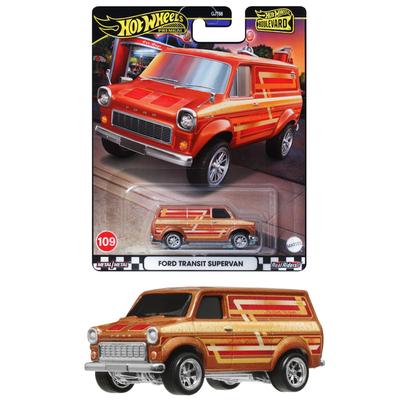 Miniautíčko Hot Wheels Boulevard Ford Transit Super Van pro děti od 3 let oranžové HRT76
