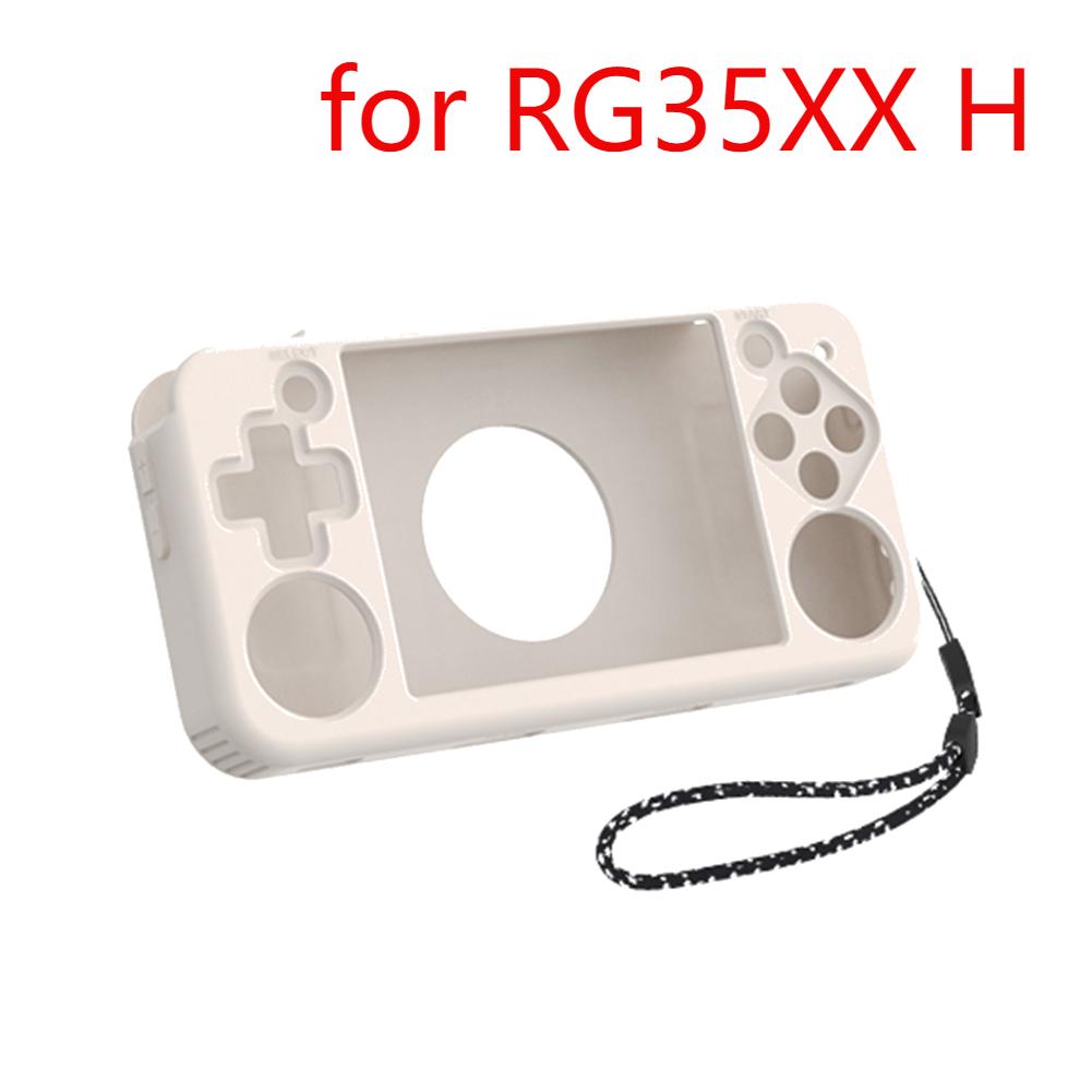 Soft Silicone Case for ANBERNIC RG35XX H Game Console Drop-proof Shockproof Protective Cover for RG35XX Accessories