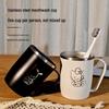 YIXI Stainless Steel Handle Mouthwash Cup Set
