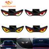 Solar Demon's Eye Car Dynamic Eyes LED Light Blinking Moving Eyes Car Lights Ambien Lamp Decoration No Wiring Required