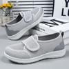 Shoes Women's Summer Fly-woven Mesh Breathable Lightweight Fashion Single Shoes Widened Velcro Rehabilitation Elderly Walking Shoes