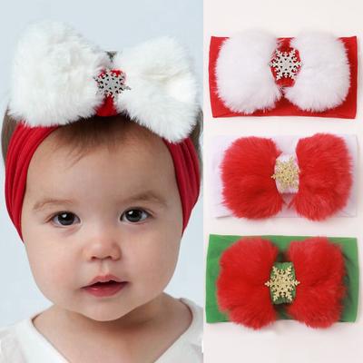 Accesorios navideños para el cabello para niños, lazos para el cabello para niños, lazos cálidos para el cabello, tocados navideños, decoraciones