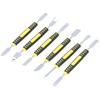 Lot de 6 spudgers métalliques à double extrémité pour réparation de téléphone portable et ordinateur portable