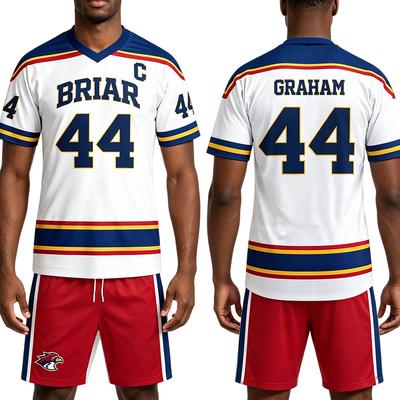 Dames T-shirt Off Campus Briar University V-hals Jersey Graham 44 22 DI LAURENTIS 66 Tucker46 T-shirt Zomer Zacht Korte Mouwen Shirt