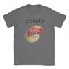 Funny Kasane Teto T-Shirt for Men  Vintage 100% Cotton Tee Shirt Round Neck Short Sleeve T Shirt Printed Tops