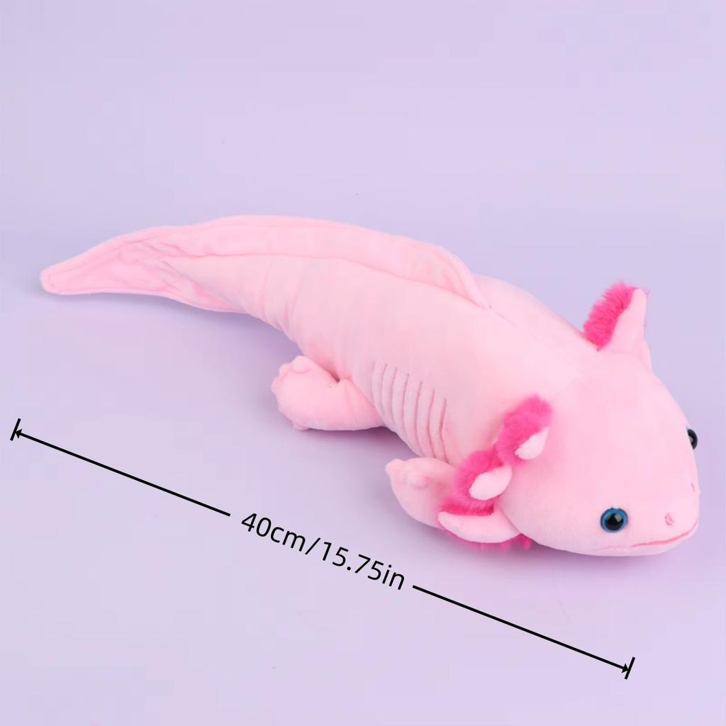 Roztomilý barevný plyšový axolotl Rozkošná Kawaii salamandra Plyšová zvířátka Měkký mačkací plyšák Dárek Pro dětský pokoj Dekorace