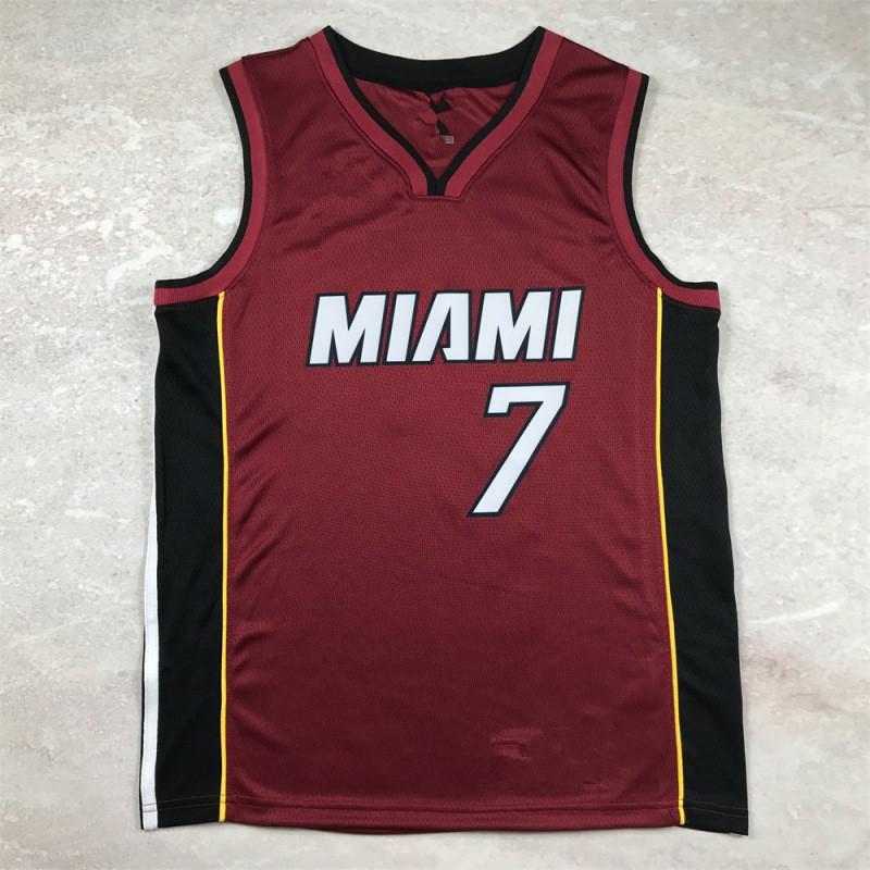 Miami Heat Basketball Jersey Custom Name Number Fan Apparel Men Women Sportswear