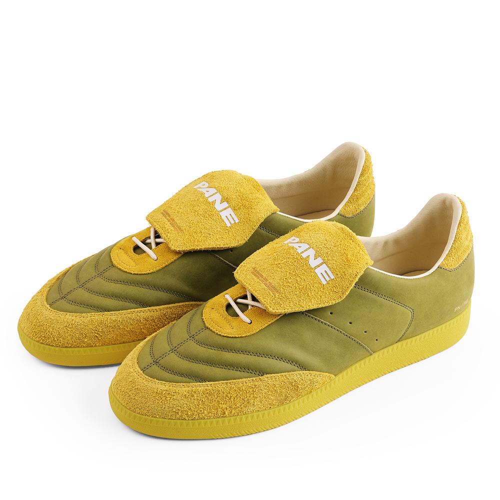 PANE Rugby Model CAMP ANTICO Campsite Slip Resistant Abrasion Resistant Low top Casual Shoes Unisex Green PN5234GRN20B
