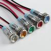 LED Indicator Warning Signal Light 6mm Thread Metal 12V 24V Panel Mount ADM