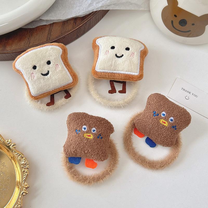 1 Stück Cartoon Reis- und Gemüserolle Brot Haarband Ballenkopf Haargummi Niedliches Gummiband Haarband Kopfschmuck