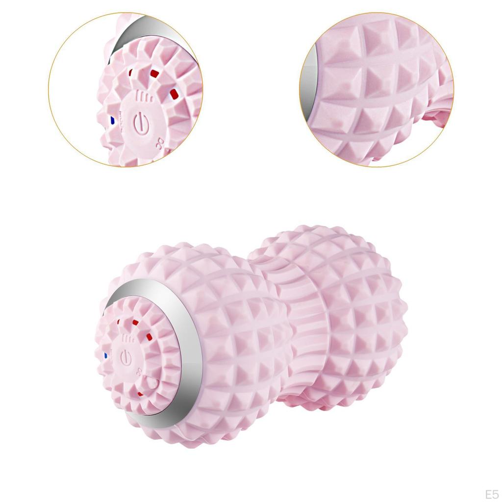 -Massage Ball, Roller for Legs, Buttocks, Feet, with 4 Speeds, Lightweight, Practical, Relaxing,
