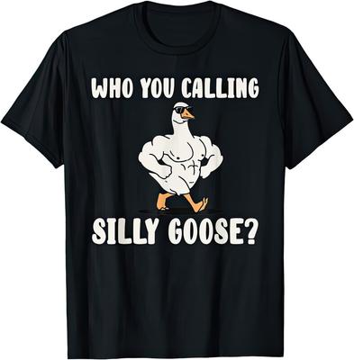 Wen nennst du dumme Gans? Lustiger Witz Humor Geschenk T-Shirt