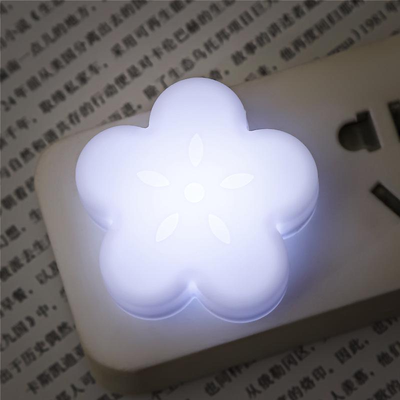 Heart-Shaped LED USB Night Light with Power Bank - White, Warm, Blue, Pink for Bedroom or Dorm Table 