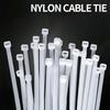 50PCS Self Locking Plastic Nylon Cable Tie Folder Organization Zip Ties Cable Sorting Zip Ties Binding Zip Ties