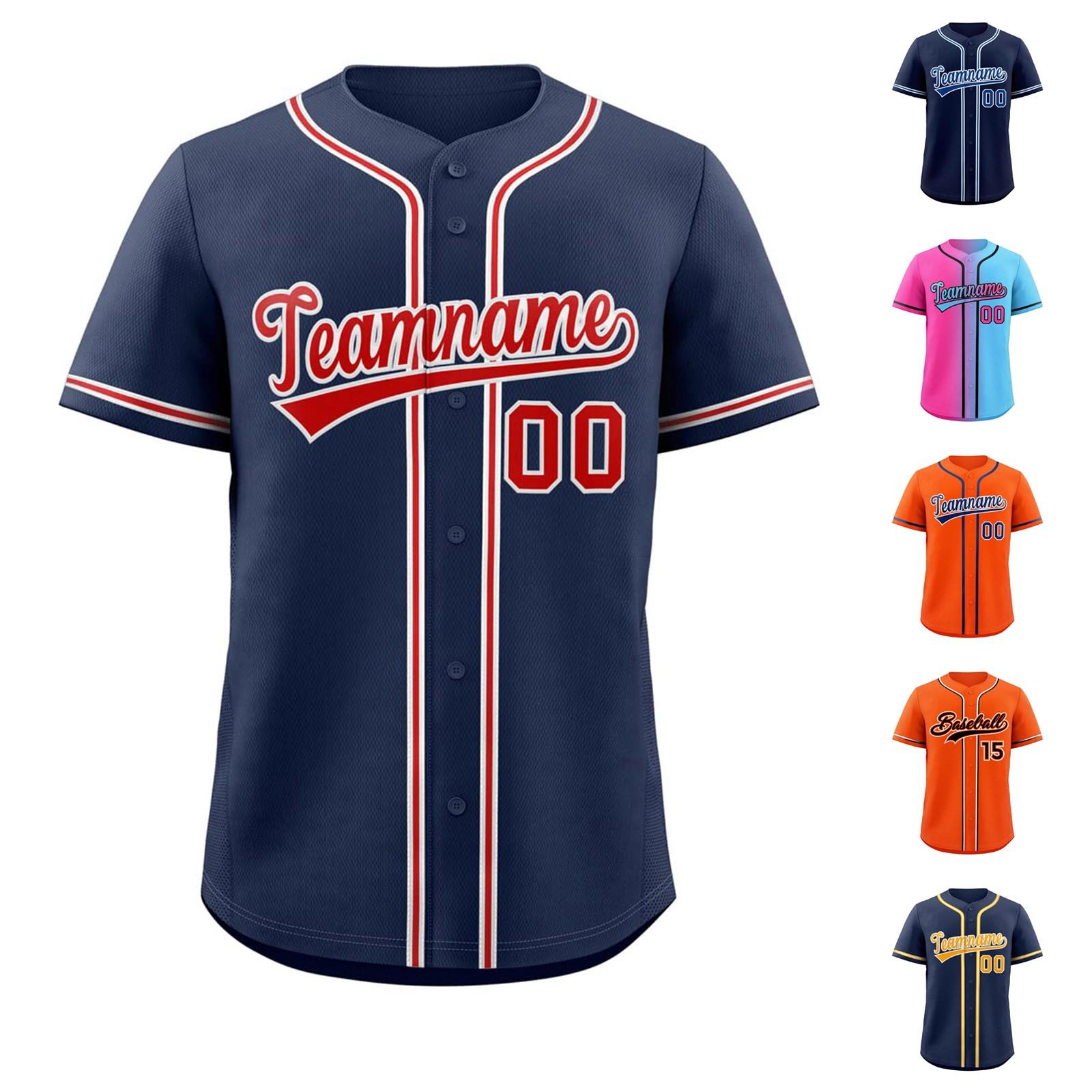 

Изготовленный на заказ бейсбол сшитый персонализированная форма спорта бейсбольных рубашек для мальчика женщин людей