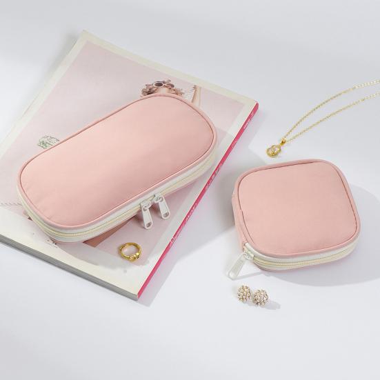Schmucktasche Chinesisches Design Kompakter Reise-Schmuckorganisator Weiches Material Kleine Große Größen Ring Ohrringe Halsketten Schmuckbeutel