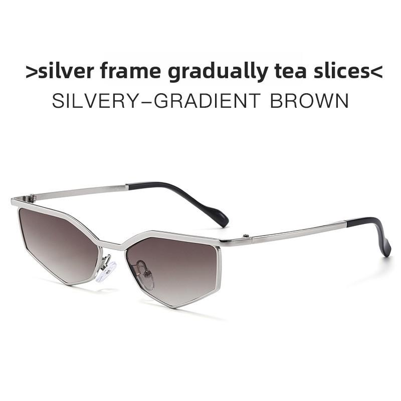 Cyberpunk Geometric Sunglasses With Pc Lenses Uv400 For Fashion Forward Adults