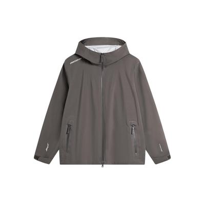 Li Ning CF Su Wan Long Jia Yansıtıcı Yağmura Karşı Rüzgar Geçirmez Nefes Alabilir Dış Mekan Sıcak Su Geçirmez Ceket Erkek Ceket Siyah ACFU007-2