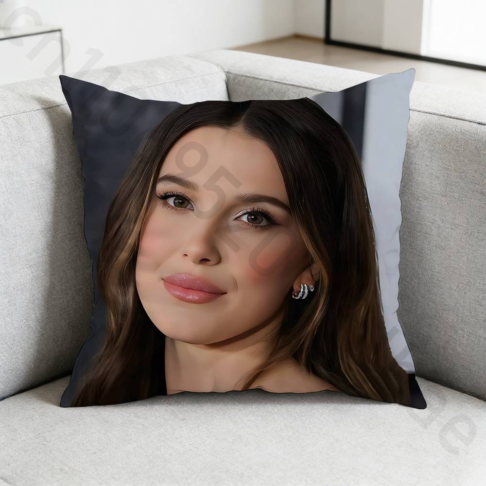 MMillie Brown Stranger Pillow Case Square DoubleSided Printing Short Plush Sofa Cushion Cover Bedroom Bedside Pillow