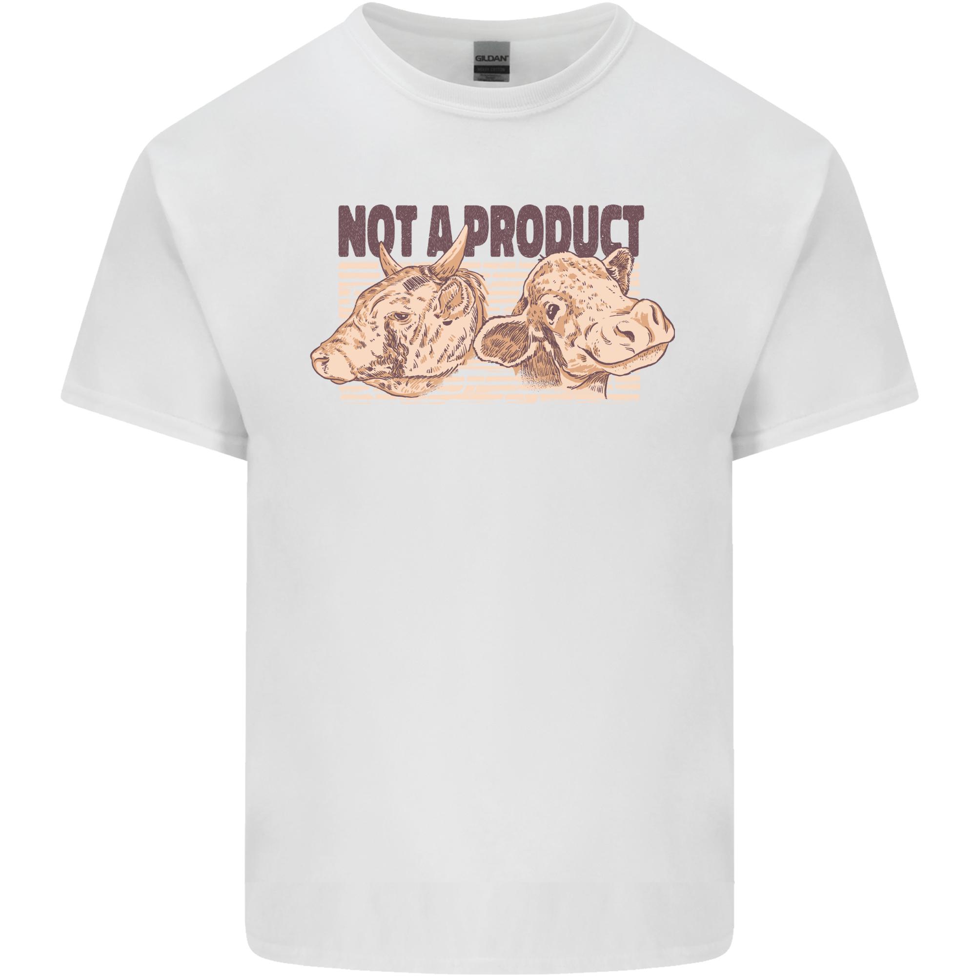 Cows Not a Product Animal Rights Vegan Unisexs Light Cotton TShirt S