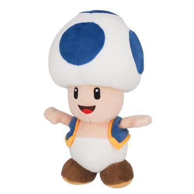 Sanei Boeki Super Mario ALL STAR COLLECTION Blue Toad (S) W11×D10×H20cm Plush AC31