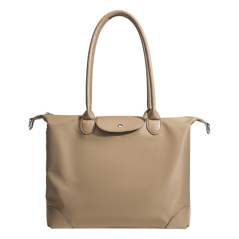 Tecido de nylon impermeável, grande capacidade, bolsa de ombro para viagem, bolsa de bolinho de massa, bolsa tipo straddle