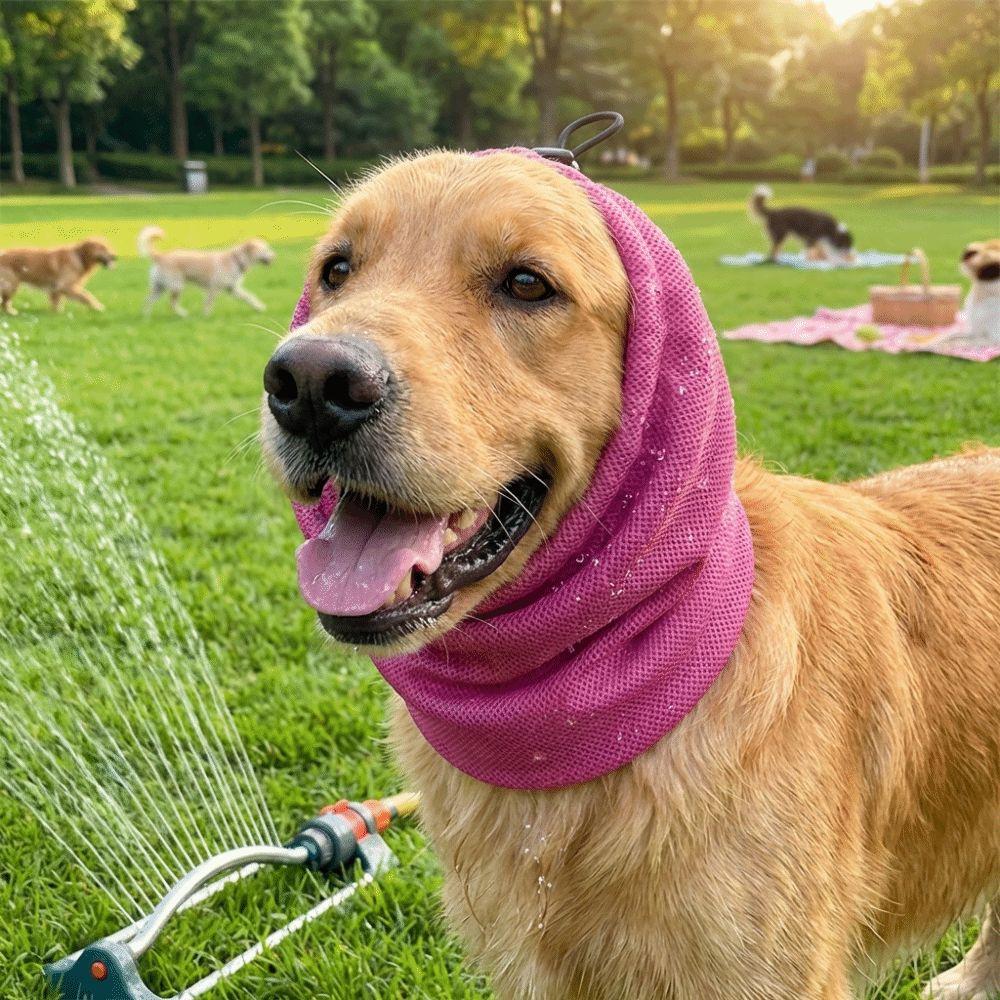 Quick Dry Dog Cooling Head Cover Anti Insect Mosquito Dog Ear Cover Pet Dog Earmuffs  Dog Walking