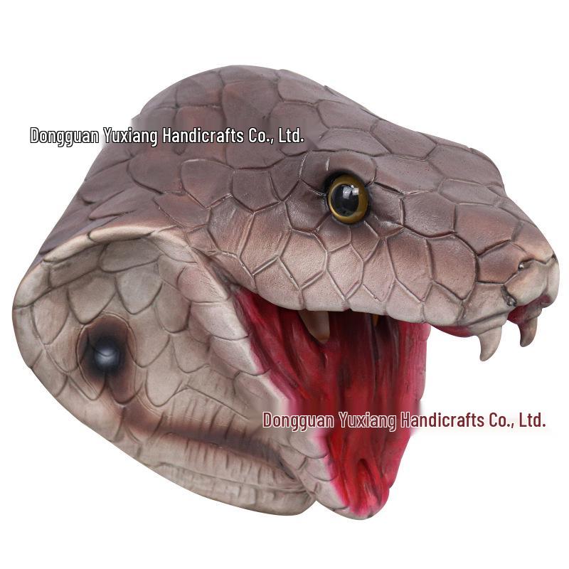 Halloween Cobra Snake Mask for Scary Pranks and Horror Parties