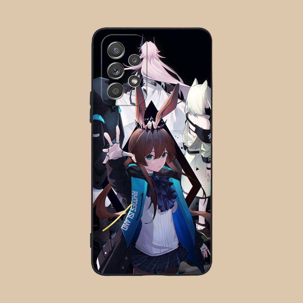Arknights Amiya Mobile Phone Case for Samsung Galaxy M55 54 42 35 34 33 32 23 22 15 14 13 12 F55 5G Colour Protective Pretty