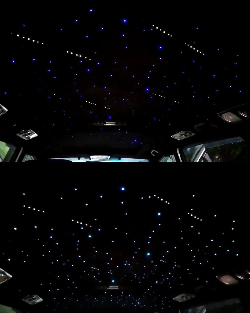 16W Dual Head Twinkle Meteor Starry Sky Lamp Roof Star Night Lamp App Rf Control