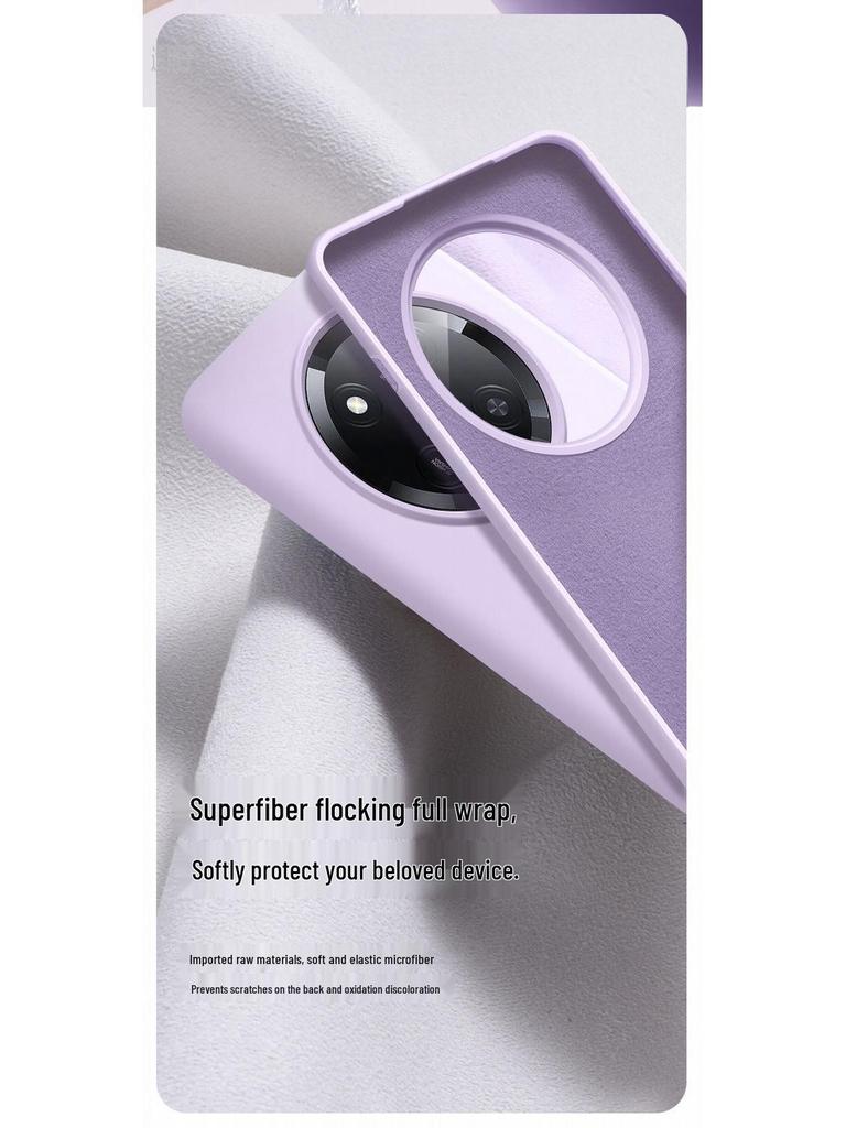 Honor X60 Pro Liquid Silicone Case - Soft, Anti-Drop Protective Cover for Women