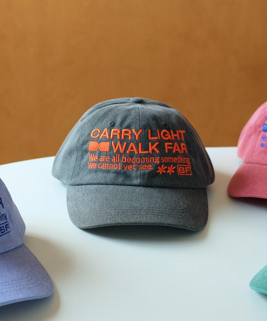 Beollunpeulenjeu Carry Light Walk Far Pigment Ball Cap Black
