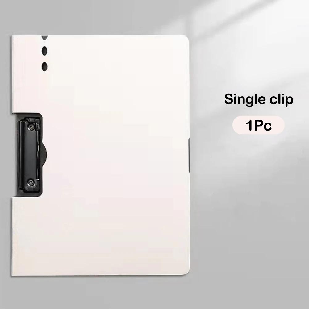 A4 Document Folder Office Stationery Student Test Paper Organizer Lecture Notes Clip File Folder Speech Script Storage