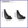 Mud Flaps Splash Guards 1set Mud Guards for Mazda 3 16(Hatchback) 06-11