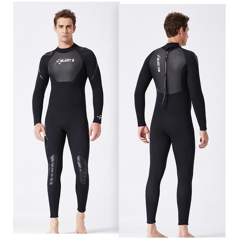 1.5mm Neoprene Wetsuit Men Women Full Body Long Sleeve Snorkeling Diving Surfing UV Protection Thermal