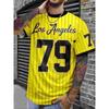 Modă pentru Bărbați Tricou cu Imprimeu 3D pentru Bărbați Gât Rotund Mânecă Scurtă Trendy Street Wear