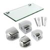 Glass Shelf Diecast Modern Simple Style Adjustable Nonslip Moistureproof Bathroom Cabinet Clamp Bracket Holder Hardware
