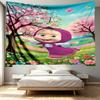 cartoon animation Print Tapestry - Portable Wall Decor Cloth, for Home, Dorm, Travel, Bedroom, Living Room - Ideal Birthday Housewarming Gift