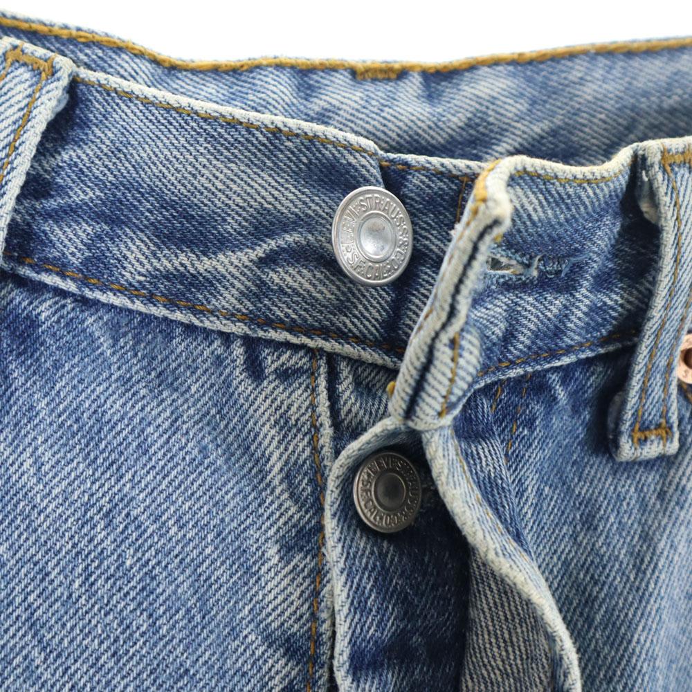 Levi's 90s 501 Euro Levi's Button Back 247 Straight denim pants Men's Used